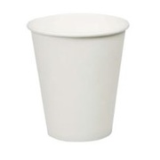 White Paper Water Cups 200ml 6oz (Pk 50)