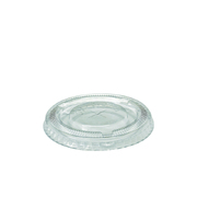 BetaEco Clear Plastic Flat Lid for PET 12 14 16 20 24oz Cups Pk 1000