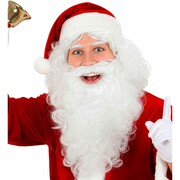 White Santa Maxi Beard & Moustache | Christmas Costume Accessory