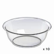 Clear 14cm Party Bowl (Pk 10) 
