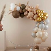 Ginger Ray Naturals Balloon Backdrop Garland Kit (Balloons, Fans, Tape)