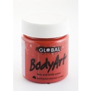 Brilliant Red Face and Body Paint Jar (45ml) Pk 1