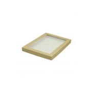 Lid for Beta Rectangular Catering Box Medium (364mm x 255mm) Pk 1 (LID ONLY)