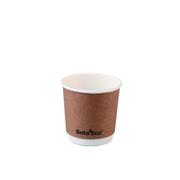 Kraft Brown BetaEco Smooth 60mm Double Wall 4oz 118ml Coffee Cup (Pk 1000)