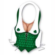 St Patrick's Day Irish Miss Plastic Vest 