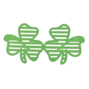 St Patrick's Day Shamrock Shutter Glasses