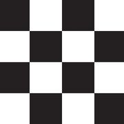 Black & White Checkered Scene Setter Backdrop (9.1x1.2m)