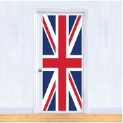 British Union Jack Plastic Door Cover 76x183cm