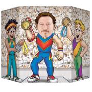 Sports Winners Podium Double Sided Photo Prop