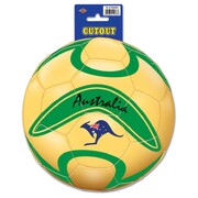 Aussie Soccer Cardboard Cutout – Double Sided Hanging Decoration with Pre-Cut Hole