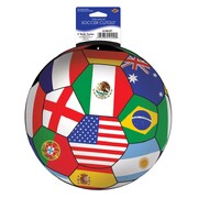 International Soccer Cardboard Cutout – Double Sided Hanging Decoration with Pre-Cut Hole