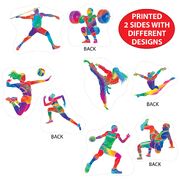Olympics Summer Sports Cutout Decorations Pk 4