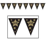 VIP Pennant Banner Bunting 3.7m Pk 1