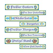 Oktoberfest Sign Cutouts Decorations Pk 4