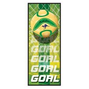 Aussie Soccer Door Cover Backdrop – Green & Gold Goal World Cup Theme Party Decoration 76cm x 183cm