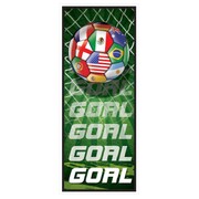 International Soccer Door Cover Backdrop – Goal Theme World Cup Plastic Door Decoration 76cm x 183cm