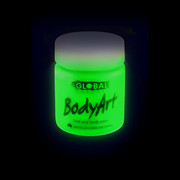 Fluoro Green Face and Body Paint Jar (45ml) Pk 1