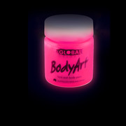 Fluoro Pink Face and Body Paint Jar (45ml) Pk 1