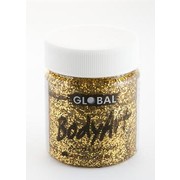 Gold Glitter Face and Body Paint Jar (45ml) Pk 1