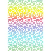 Gradient Spots Gift Wrap 700mm x 495mm (Pk 1)