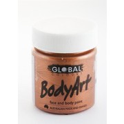Metallic Copper Face and Body Paint Jar (45ml) Pk 1