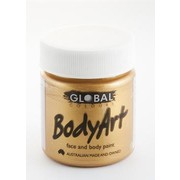 Metallic Gold Face and Body Paint Jar (45ml) Pk 1