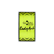 Global UV Neon Yellow Cake Face Body Paint 20g