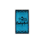 Global Pearl Peacock Blue Cake Face Body Paint 20g
