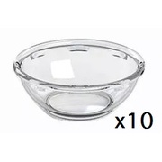 Clear 6cm Small Sauce Bowls (Pk 10) 