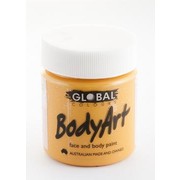 Orange Face and Body Paint Jar (45ml) Pk 1