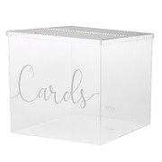 Ginger Ray Clear Acrylic Card Box Wishing Well (24cm)