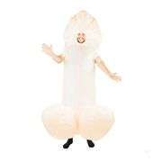 Adult Inflatable White Willy Costume (One Size) Pk 1