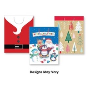 Assorted Jumbo Christmas Gift Bags (Pk 1)