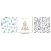Assorted Pastel Christmas 2 Ply Lunch Napkins Pk 20 (3 Packs)