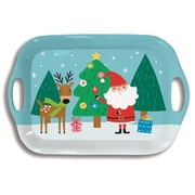 Large Christmas Kids Design Melamine Tray 41x29cm (Pk 1)