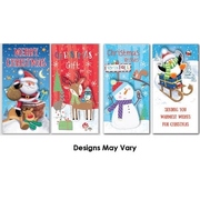 Christmas Kids Designs Money Wallet Cards (Pk 4)