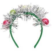 Christmas Tinsel & Baubles Headband