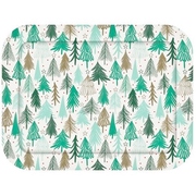 Christmas Trees Bamboo Fibre Tray 42x33cm