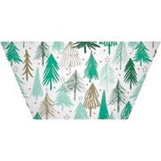 Christmas Trees 14cm Bamboo Bowls (Pk 4)