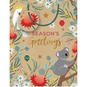 Christmas Australiana Medium Gift Bag 17x22cm