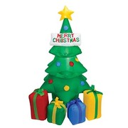 Inflatable Christmas Tree Decoration With LED Lights 150cm