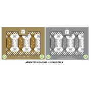 Mini Christmas Gold or Silver Bon Bons 6in Pk 6