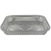 Large Rectangle Aluminium Foil Tray 2kg Pk1 