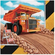 Big Dig Construction 2 Ply Lunch Napkins (Pk 16)
