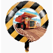 Big Dig Construction Truck 18in Foil Balloon (Pk 1)