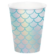Mermaid Shine Iridescent Paper Cups (Pk 8)