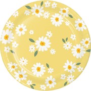 Sweet Daisy 9in Paper Lunch Plates Pk 8