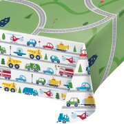 Transportation Time Paper Tablecover 244x137cm