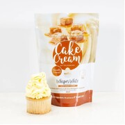 Cake Cream Salted Caramel Swiss Meringue Buttercream Mix 400g | Whisper White