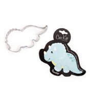 Triceratops Dinosaur Stainless Steel Cookie Cutter